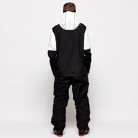 Combinaison de ski unisexe pour adultes personnalisée, imperméable, respirante, avec fermeture éclair, capuche, isolation en polaire, combinaison une pièce pour le snowboard