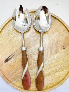 ชุดอุปกรณ์เสิร์ฟสลัดสำหรับโต๊ะอาหารหรูหรา วัสดุโลหะคุณภาพพรีเมียม - Product Image 4