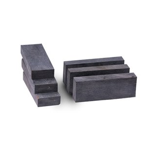 Bloc de manche de couteau en corne de buffle noire naturelle, véritablement artisanal : Matériau brut non poli pour la fabrication de manches par NS Overseas - Product Image 1
