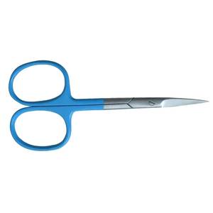 Tijeras de Manicura de Acero Inoxidable con Mango de Acero, Punta Recta y Afilada, Herramienta para el Cuidado de las Uñas y Cutículas, Duraderas y Portátiles - Product Image 3