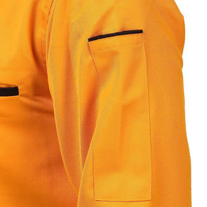 Nouvelle veste de chef unisexe de haute qualité, couleur et logo personnalisés, pour restaurant et bar, en toile polyester/coton - Product Image 6