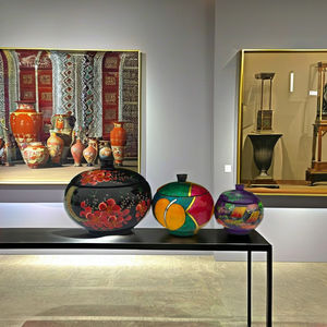 Boîte petite en laque artisanale, écologique, légère et durable, motif personnalisé, pour la décoration intérieure et les souvenirs - Product Image 2