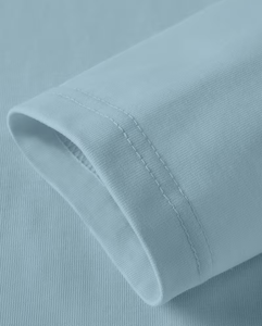 Men's Long Sleeve O Neck Solid Color Quick Dry Breathable Jersey T-Shirt Regular Fit Casual Wear Polyester/Cotton Knitted 180g - Product Image 5