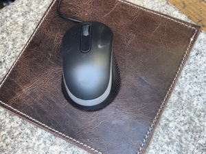 Easy Clean Leather <b>Mouse</b> <b>Pad</b> Stain Resistant Desk Mat Waterproof Surface For Coffee Spills Office Work <b>Pad</b> LMPD-0024 - Product Image 4