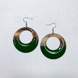 ต่างหูห้อยรูปควายฮอร์นสำหรับเด็กเป็นมิตรต่อสิ่งแวดล้อม, ทำด้วยมือจี้ทรงกลมน่ารักปลอดสารพิษเคลือบสำหรับงานแต่งงาน - Product Image 3