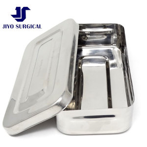 Hospital Grade Stainless Steel Medical Instrument Storage <b>Box</b> <b>for</b> Dental Surgical and Veterinary Applications - Product Image 4