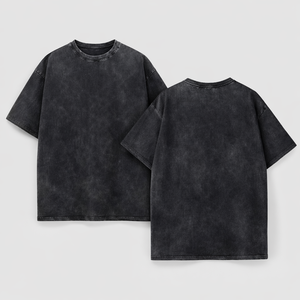 T-shirts délavés à l'acide 230 GSM pour femmes – Respirants, personnalisables, décontractés, coupe oversize, unis – Vente en gros - Product Image 1