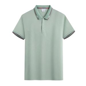 Polo uni col personnalisé Polo t-shirt pour hommes femmes enfants imprimé personnalisé 220 gsm Oem tissu personnalisé polo t-shirts - Product Image 1