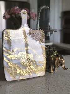 Plateau à fromage en résine design pour les fêtes d'anniversaire, les dîners en famille, la dégustation de vins et les réceptions festives - Product Image 5