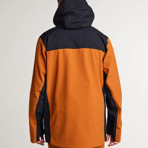 Chaqueta de esquí impermeable de estilo casual y delgado para hombre, personalizada al por mayor, de softshell, deportiva, transpirable, cortavientos, para snowboard, tipo plumón. - Product Image 3