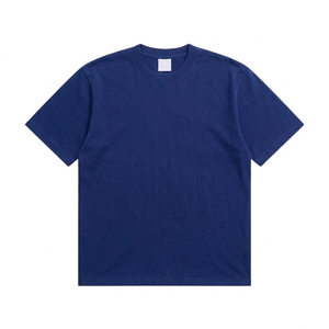 T-shirt Streetwear Léger à Design Personnalisé Imprimé Numérique, T-shirt Streetwear en Coton Épais à Épaules Tombantes pour Hommes - Product Image 1