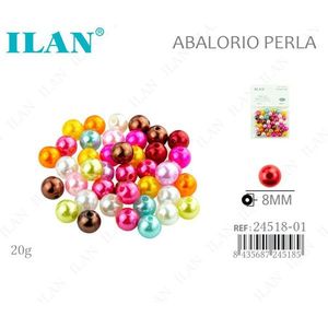 Perle di Ilatone 8mm 20g Multicolore per Creazione Gioielli - Product Image 1