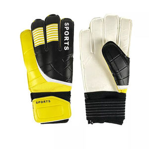 Gants de football en cuir respirants et légers à doigts complets, antidérapants, avec fermeture auto-agrippante pour jeunes clubs, adhérence forte - Product Image 6