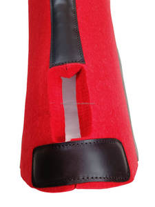 Selle de cheval occidentale en feutre de laine mérinos de 1 pouce d'épaisseur avec des patchs en cuir renforcés Meilleur prix de gros Vêtements équestres - Product Image 3