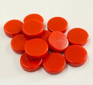 Imitación de Coral Rojo, Disco Plano de Piedra Preciosa para Fabricación de Joyas, Suministros para Manualidades, Venta al por Mayor - Product Image 1