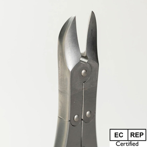 Cortauñas manuales de acero inoxidable con mango liso, clase I, para cirugía general y podología, con apertura de mandíbula ancha - Product Image 5