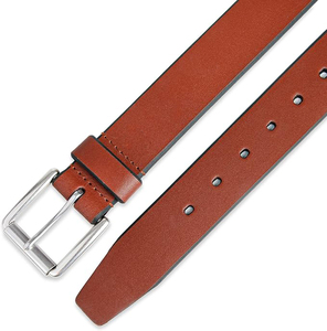 Ceintures en cuir de vachette élégantes personnalisées OEM pour hommes, en cuir véritable tendance avec alliage, options de logo personnalisé offertes, vente en gros - Product Image 5