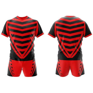Uniforme de Rugby de Primera Calidad, 100% Poliéster, con Logotipo Personalizado, de Secado Rápido y Transpirable, para Hombre, Tallas Grandes, Ropa para Adultos - Product Image 1