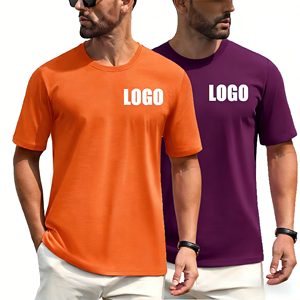 เสื้อยืดคอกลมแขนสั้นทรงปกติสำหรับผู้ชาย ผ้าเจอร์ซีย์เนื้อแน่น 240 กรัม พิมพ์ลายด้านหน้าแบบพัฟ รับผลิตแบบ OEM ODM พร้อมสกรีนโลโก้ตามสั่ง - Product Image 6