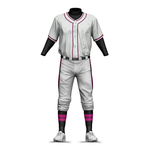 Custom Printed Jersey Pants for School & Club Teams Premium Baseball Jersey Uniform Lightweight Athletic Team Wear Baseball <b>Set</b> - Product Image 2