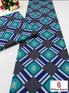 Tela de Algodón Ligera Personalizada con Estampado Africano, Diseño Tanzano, Tela para Camisas Ankara, Fabricante Personalizado OEM ODM - Product Image 3