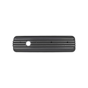 Couvre-culbuteurs court à ailettes en aluminium noir avec joint pour moteurs SBC 1987-1997 Small Block Chevy 5.0L 5.7L 305 350 - Product Image 6