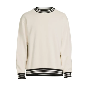 เสื้อสเวตเชิ้ตคอกลมสีพื้นแบบสั่งทำพิเศษสำหรับผู้ชายไซส์ใหญ่ สไตล์ลำลองทันสมัยสำหรับฤดูหนาว - Product Image 4