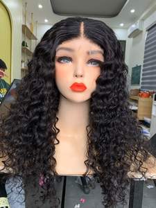 Paquetes de pelo largo de onda profunda Twist Hair Crochet Hair Bulk Ocean Wave Extensión de cabello trenzado de color natural - Product Image 4