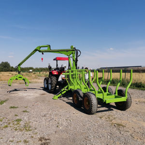 Nouvelle remorque forestière diesel pour le transport du bois avec pompe et engrenages, capacité de 2000 kg, remorque à benne basculante pour le bois - Product Image 6