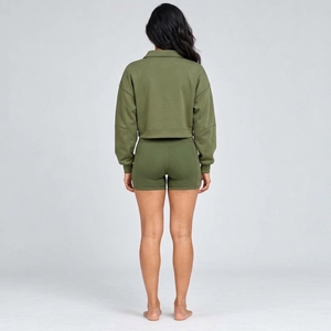 Stylish <b>women</b> <b>short</b> <b>set</b> crafted with soft fabric comfortable fitting breathable texture and modern design <b>for</b> everyday casual - Product Image 4