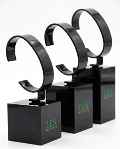 2025 New Fashion Acrylic Smart Watch <b>Display</b> Stand Compact Elegant Transparent Customized Freestanding Corner Shelf for Easy - Product Image 6