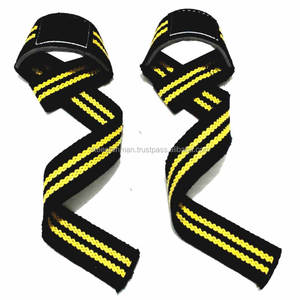 Custom Gel Printing Logo Lifting Strap Deadlifting <b>Training</b> Non-slip Gym Workout Grip <b>Strength</b> Heavy Duty Lifting Wrist Straps - Product Image 5