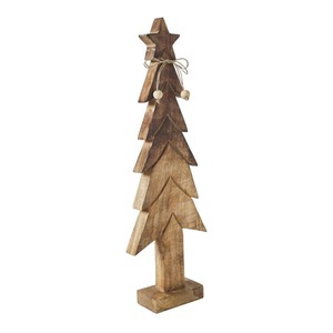Décoration de sapin de Noël artisanale de haute qualité, écologique, en bois de cerisier, résistante aux intempéries, cadeau pour toutes les saisons - Product Image 1