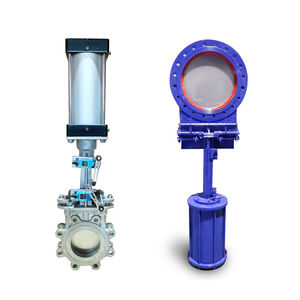 Actionneur linéaire pneumatique à double action avec positionneur en acier inoxydable SS304 pour vanne à opercule, support ODM, garantie de 3 ans pour les eaux usées - Product Image 5