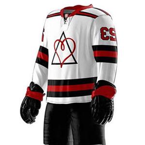 Uniforme de hockey sur glace personnalisé avec impression par sublimation haute définition et broderie |   Pantalons en jersey respirant OEM - Product Image 4