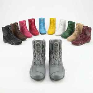 Bottes de moto sur mesure confortables, antidérapantes, de protection, robustes, à haute tige, équipement de sécurité pour la course et le tourisme, chaussures de motard - Product Image 1