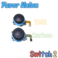 Joystick de remplacement NS2 JoyCon (TMR) rouge/bleu, plastique/métal, moulage personnalisé, logo imprimé au laser, pour le jeu