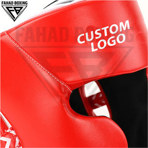 Protège-tête et protège-dents de boxe en cuir rouge 2026 – Haute qualité, personnalisable, confortable, grande protection buccale, prix compétitif - Product Image 4