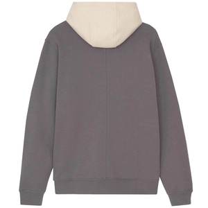 Sweat-shirt à capuche pour homme, style automne, à blocs de couleur, à manches régulières, tricoté, sans doublure - Product Image 5