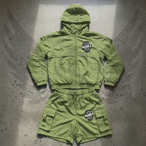 Customize Summer Two Piece Nylon <b>Shorts</b> <b>Jacket</b> Set Men High Quality Windbreaker <b>Short</b> Tracksuit Sets Men's - Product Image 4