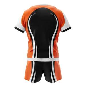 Uniforme de Rugby Personalizado para Hombre, de Primera Calidad, Transpirable, al por Mayor, con Impresión por Transferencia de Calor, Tela Personalizada 100% Poliéster de Secado Rápido - Product Image 5
