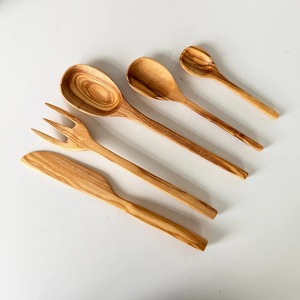 Juego de Cubiertos de Madera Premium, Elegante Juego de Tenedores, Cucharas y Cuchillos para Invitar Invitados, Ocasiones Especiales y Fiestas, de la India - Product Image 1