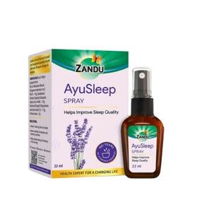 Spray ayurvédique pour le sommeil, repos profond rapide, solution aux extraits naturels de plantes, 22 ml, thérapie apaisante, soutien à la relaxation, bien-être, équilibre - Product Image 1