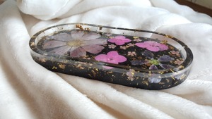 Bandeja de Resina de Alta Calidad, Bandeja de Resina de Alta Definición para Decoración de Hogar de Lujo, Plato para Servir al por Mayor, Caja de Arte Hecha a Mano - Product Image 3