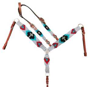 Selle Western en cuir véritable et mohair, têtière et collier de poitrail durables, légers et multifonctionnels pour l'équitation de qualité supérieure - Product Image 6