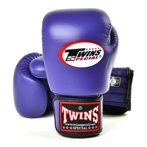 Guantes de Boxeo Morados para Gemelos, Correa Ajustable, Cuero Genuino, Entrenamiento y Sparring, Equipo de Gimnasio, Muay Thai, MMA para Adultos - Product Image 5