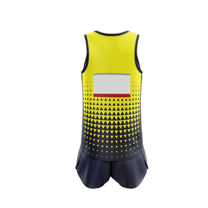 Uniforme de Atletismo Ligero y Transpirable, Hecho en Fábrica, con Logotipo y Colores Personalizados, Ropa Deportiva Unisex para Equipos - Product Image 3