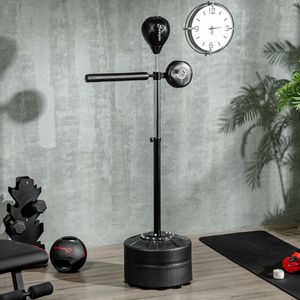 Saco de Boxeo de Velocidad Independiente con Altura Ajustable de 64-81 pulgadas, para Entrenamiento de Reacción de Adolescentes, con Soporte y Ventosas - Product Image 2