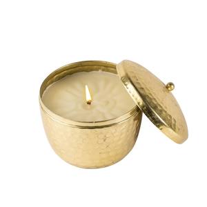 Handcrafted Hammered Copper Metal Candle <b>Jar</b> With Brass Lid Home <b>Decor</b> Candle Container Festival Gift Item Handicraft Supplier - Product Image 4