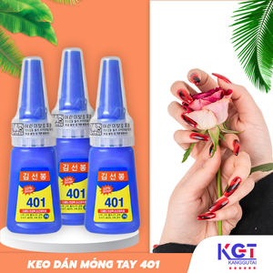 Pegamento de Uñas en Gel Transparente de Secado Rápido Versión Corea 401, Fuerte Adhesión, Larga Duración, para Uñas Artificiales, Uso Acrílico - Product Image 2